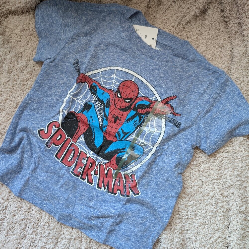 Marvel Spider-Man Toddler Boys’ Graphic Tee – Size 18M – NWT
